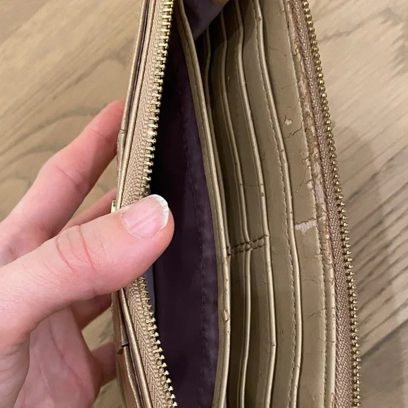 Coach Beige Wristlet Clutch - Picture 5 of 7